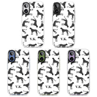 Personalised Black & White Cheetah Pattern
