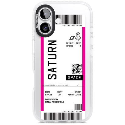 Personalised Saturn Travel Ticket