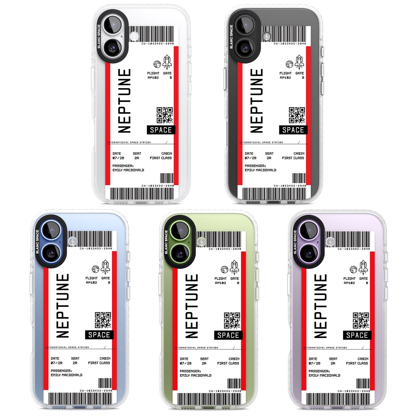 Personalisierte Neptune-Reisekarte