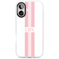 Personalised Minimal Pink Stripe