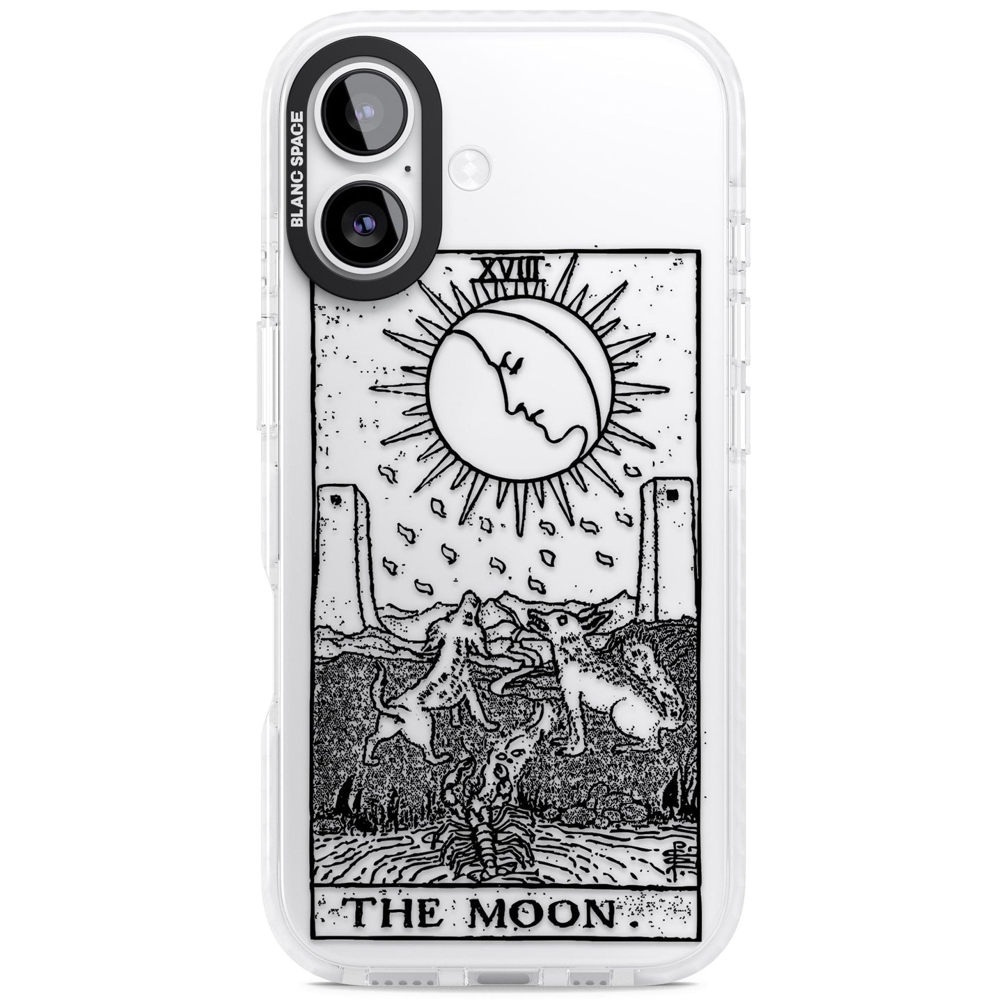 Personalised The Moon Tarot Card (Clear)