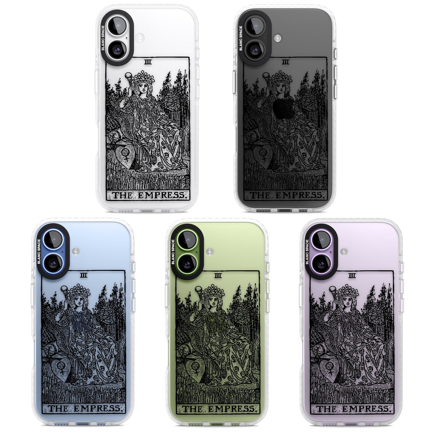 Personalisierte Tarotkarte „Die Kaiserin“ (Transparent)