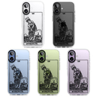 Personalisierte Stärke-Tarotkarte (Transparent)