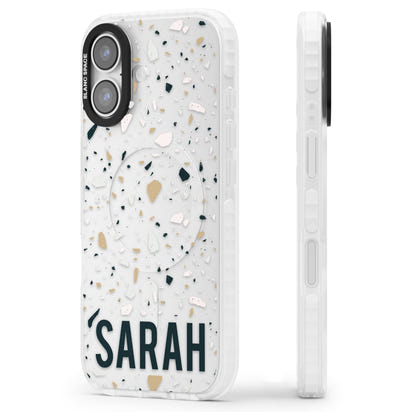 Personalised Terrazzo Blue, Pink, Brown