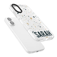 Personalised Terrazzo Blue, Pink, Brown