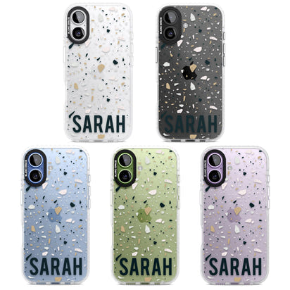 Personalised Terrazzo Blue, Pink, Brown