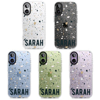 Personalised Terrazzo Blue, Pink, Brown