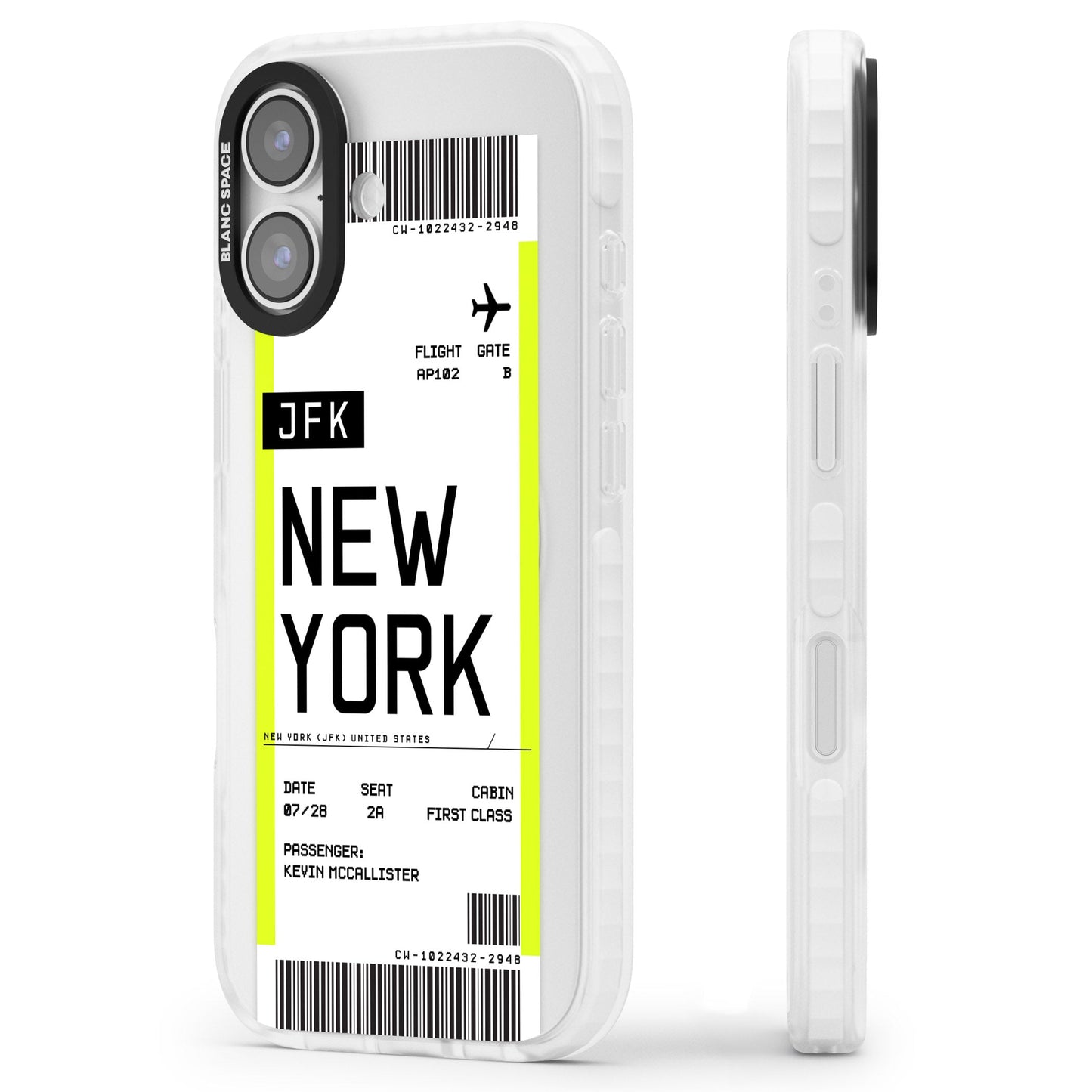 Personalised New York Boarding Pass