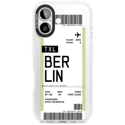Personalised Berlin Boarding Pass