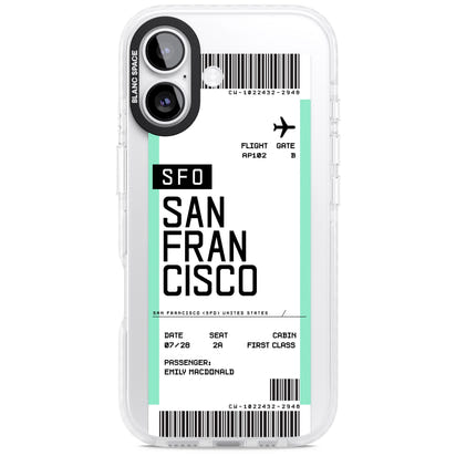 Personalised San Francisco Boarding Pass