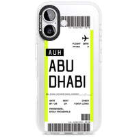 Personalised Abu Dhabi Boarding Pass