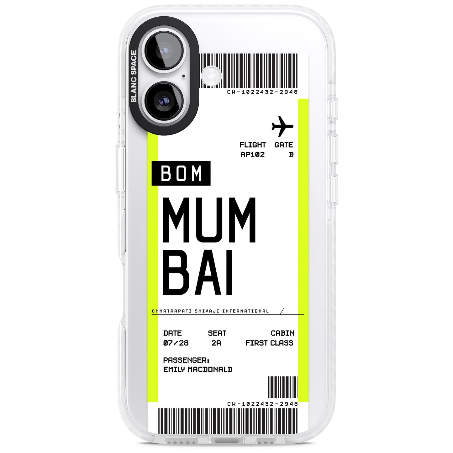 Personalised Mumbai Boarding Pass