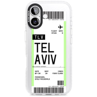 Personalisierte Bordkarte für Tel Aviv
