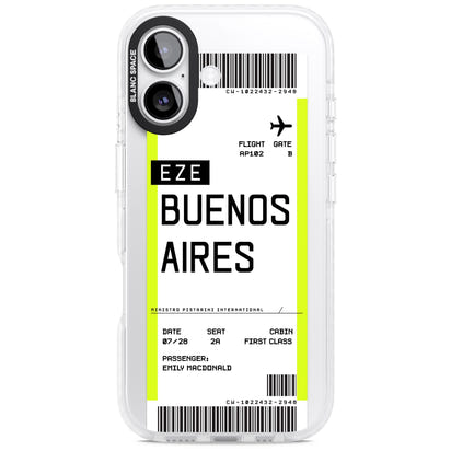 Personalised Buenos Aires Boarding Pass