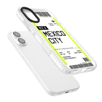 Carte d'embarquement personnalisée pour Mexico