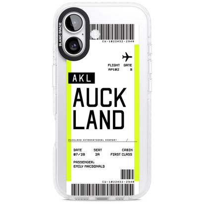 Personalised Auckland Boarding Pass