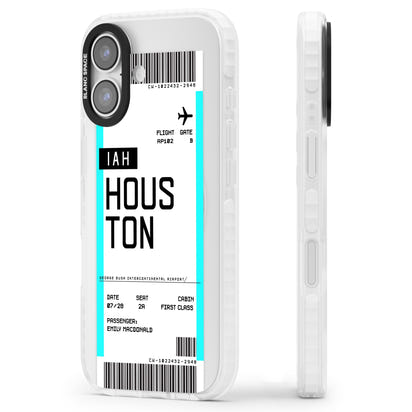 Personalised Houston Boarding Pass