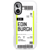 Personalised Edinburgh Boarding Pass