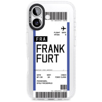 Personalised Frankfurt Boarding Pass