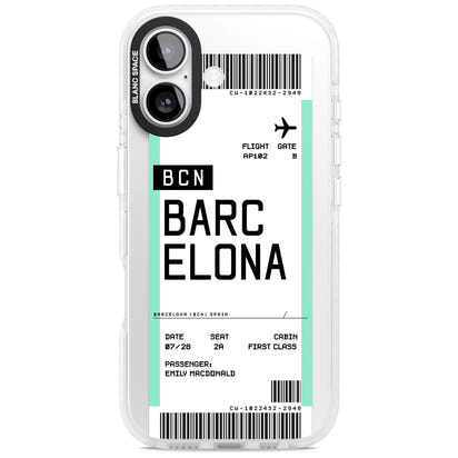 Personalised Barcelona Boarding Pass