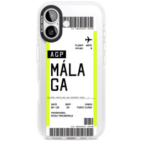 Personalised Málaga Boarding Pass