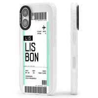 Personalised Lisbon Boarding Pass