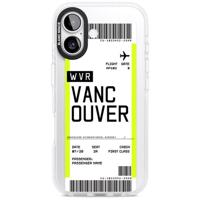 Personalised Vancouver Boarding Pass