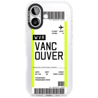 Personalised Vancouver Boarding Pass