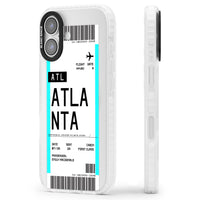 Personalisierte Atlanta-Bordkarte