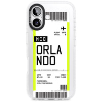 Personalised Orlando Boarding Pass