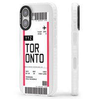 Personalised Toronto Boarding Pass