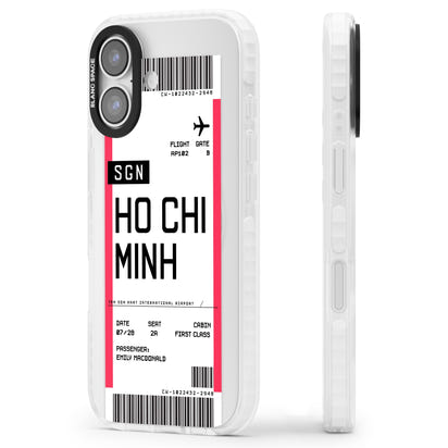 Personalised Ho Chi Minh Boarding Pass