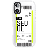 Personalised Seoul Boarding Pass