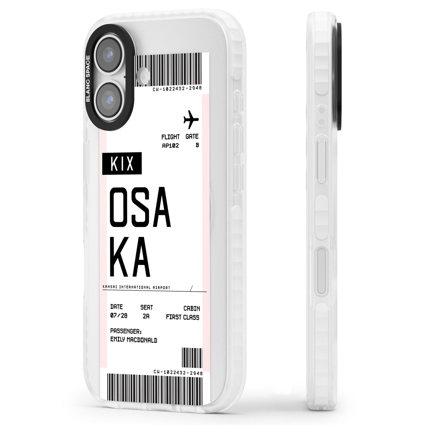 Personalised Osaka Boarding Pass