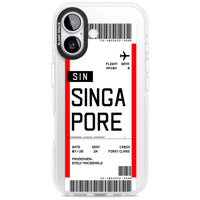 Personalised Singapore Boarding Pass