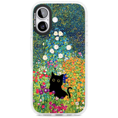 Cat in Klimt's Garden