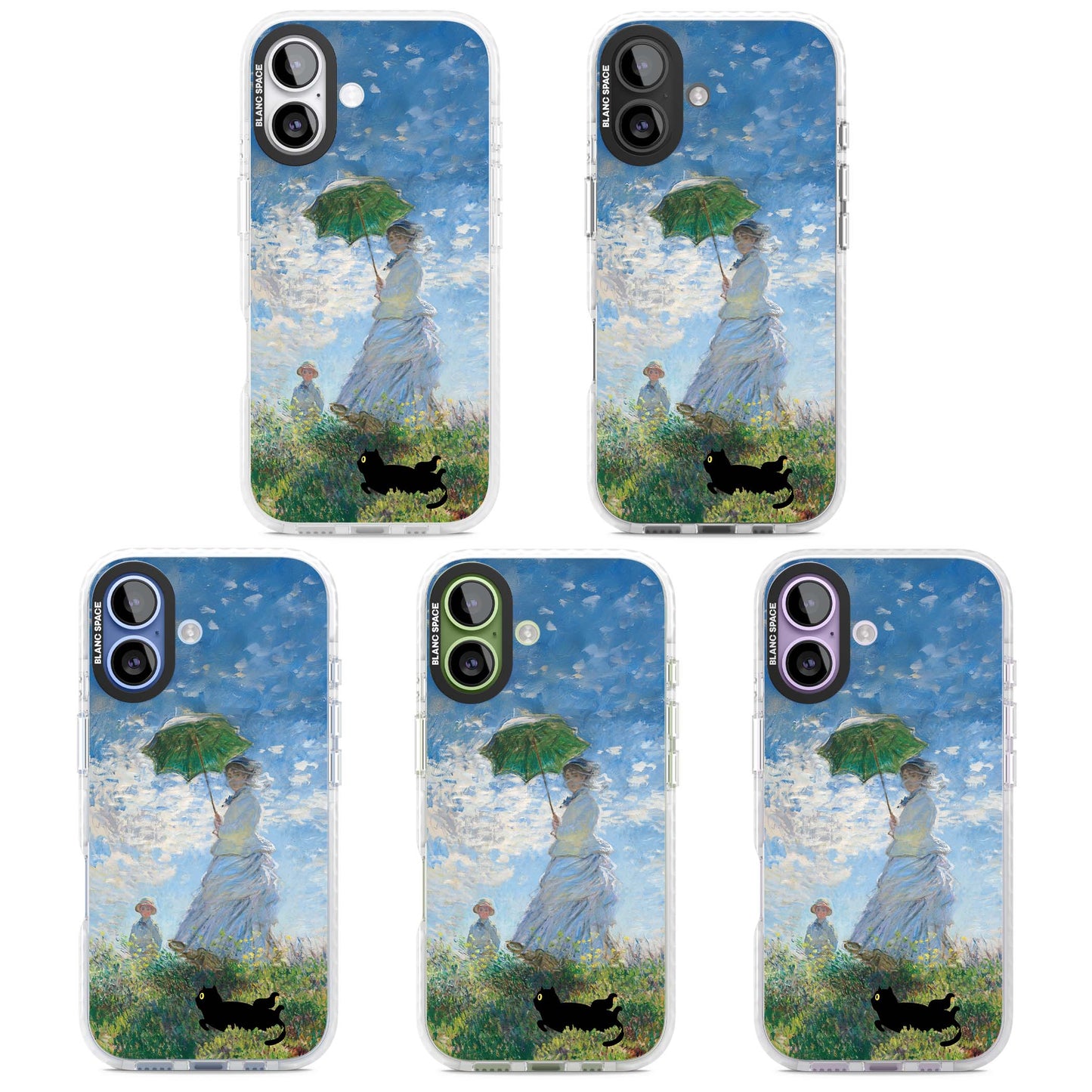 Cat with Monet's Parasol Lady