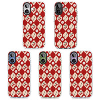 Vintage Cherry Diamond Pattern