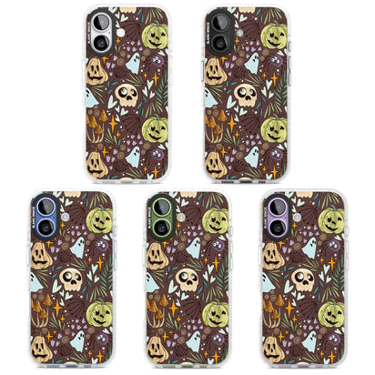 Goblincore Cartoon Halloween Pattern