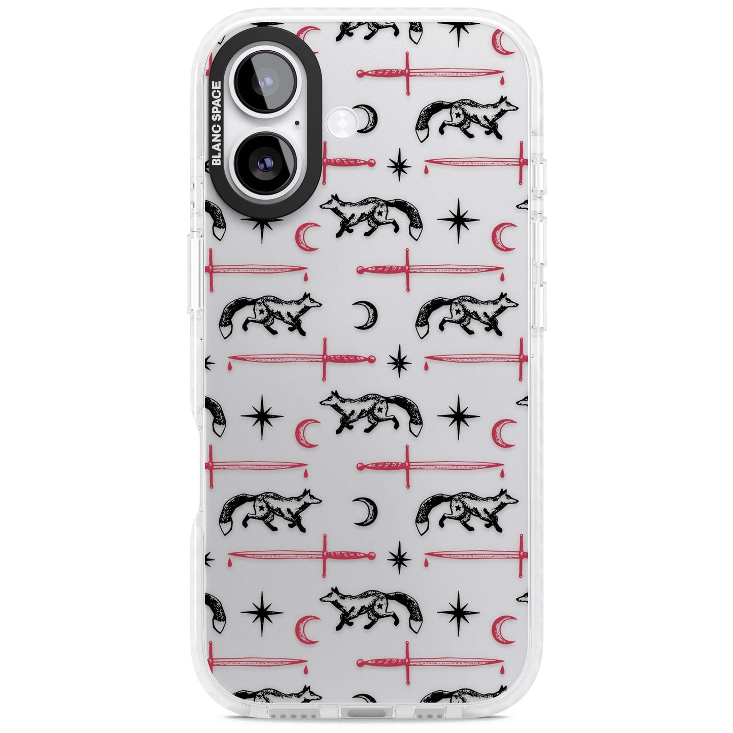 Motif renard et lame