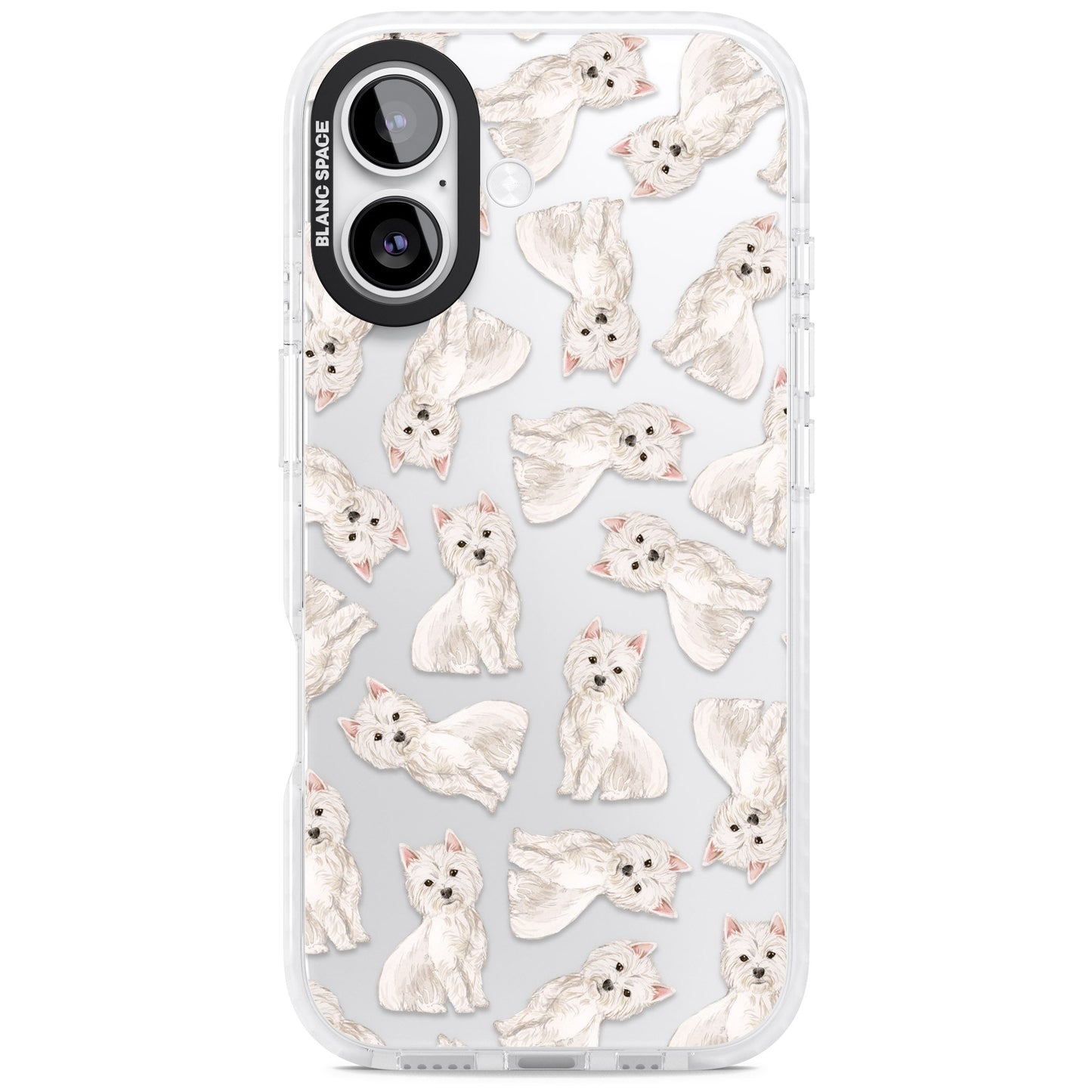 Motif de chien Westie