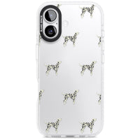 Motif de chien dalmatien