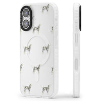 Motif de chien dalmatien