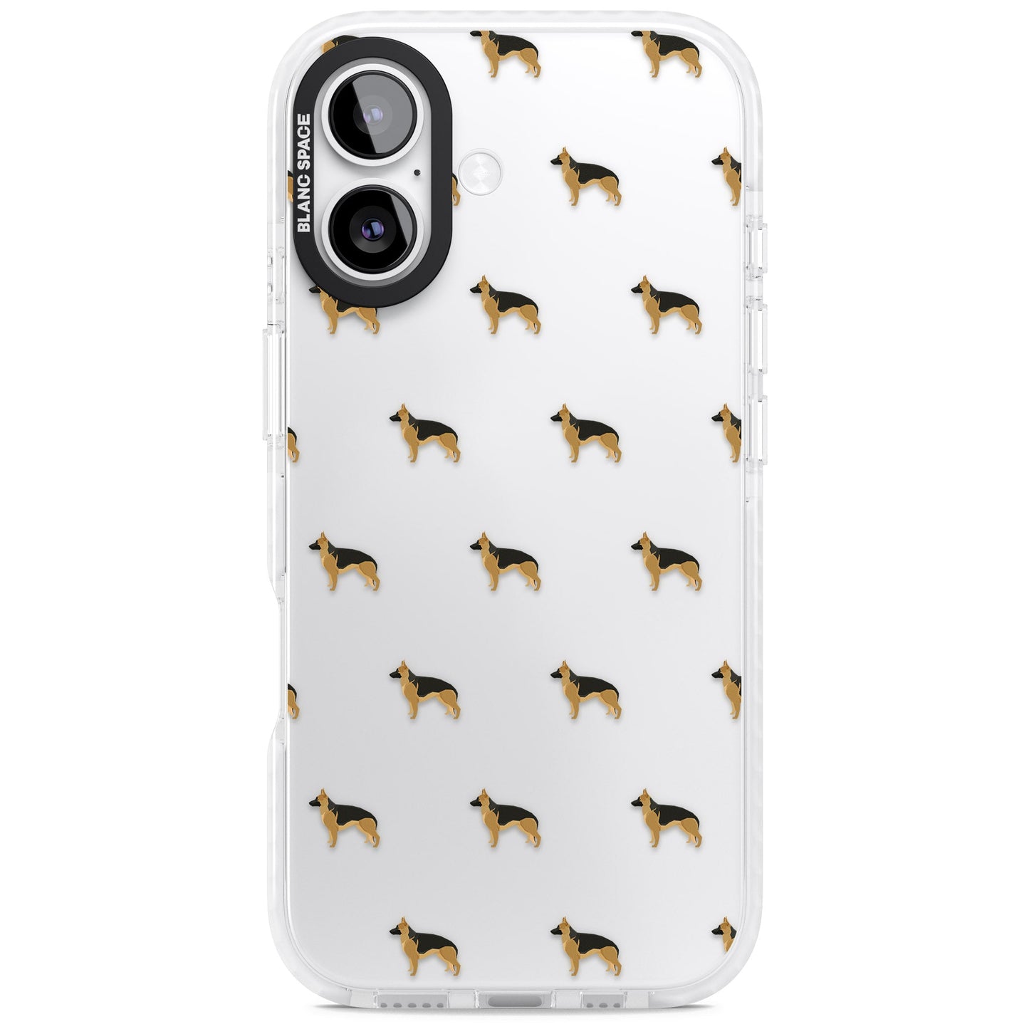 German Shepherd Pattern Clear