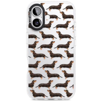 Dachshund Pattern Black Tan