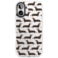 Dachshund Pattern Black Tan