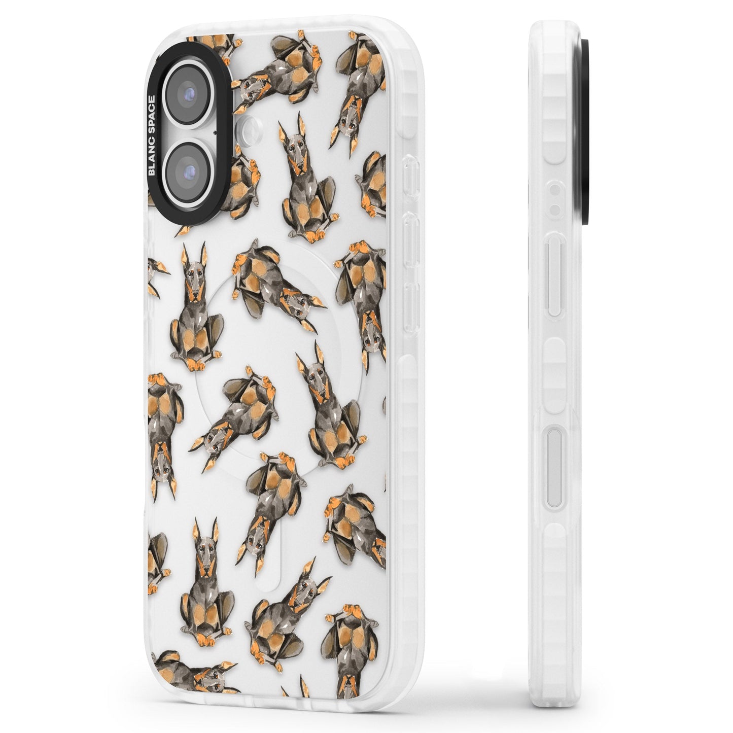 Doberman Watercolor Dog