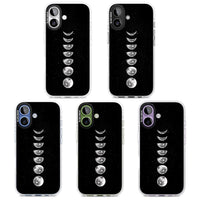 Light Watercolour Moons