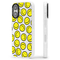 Motif de visage souriant