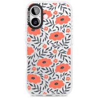 Red Poppy Floral